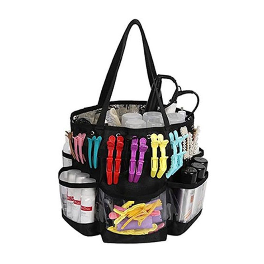 Hairstylist Travel Bag Set: Large Capacity, Heat Resistant, Professional Makeup & Waterproof Shower Bag, Waterproof Shower Toiletry Bag - Image 4