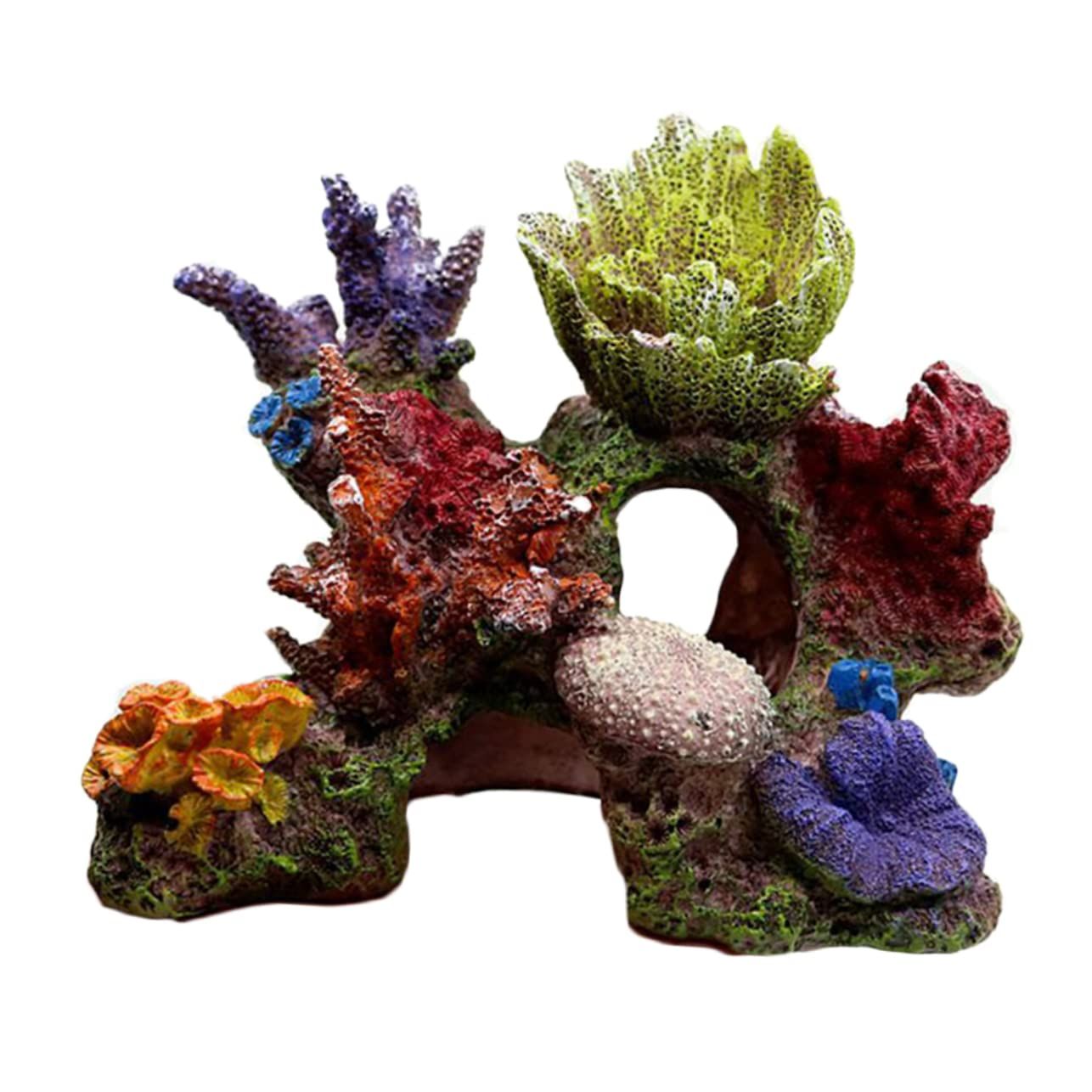 1pc Simulative Coral Reef Aquarium Decoration Fish Tank Ornament for Underwater Landscape and Design for Fish Shelter and Entertainment - Image 1