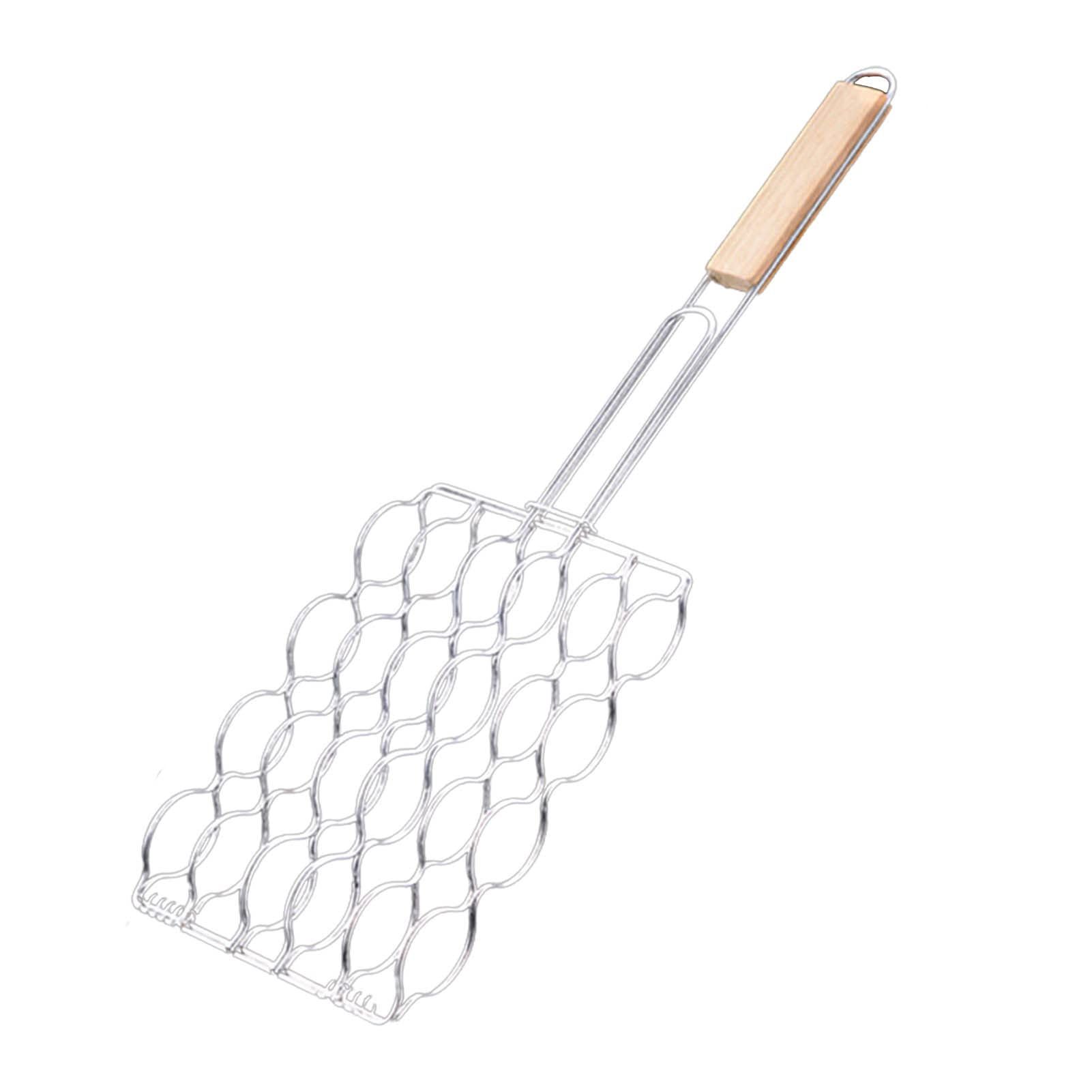 BBQ Grilling Accessories, Portable Barbecue Grilling Basket Corn on the Cob Grill Basket, for Grilling Outdoor Camping Cooking Fish Grilling Basket Tool - Image 2