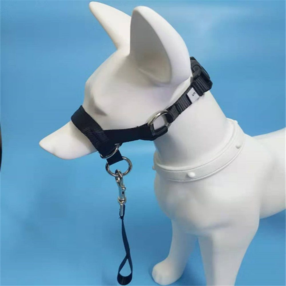 No-Pull Dog Headcollar for Large Dogs (Agressive/Reactive Dogs; Instant Stop Pulling; Gentle Training Collar for Dogs; Comfortable, Safe, and Effective Walking/Training Solution (Black, S) - Image 3