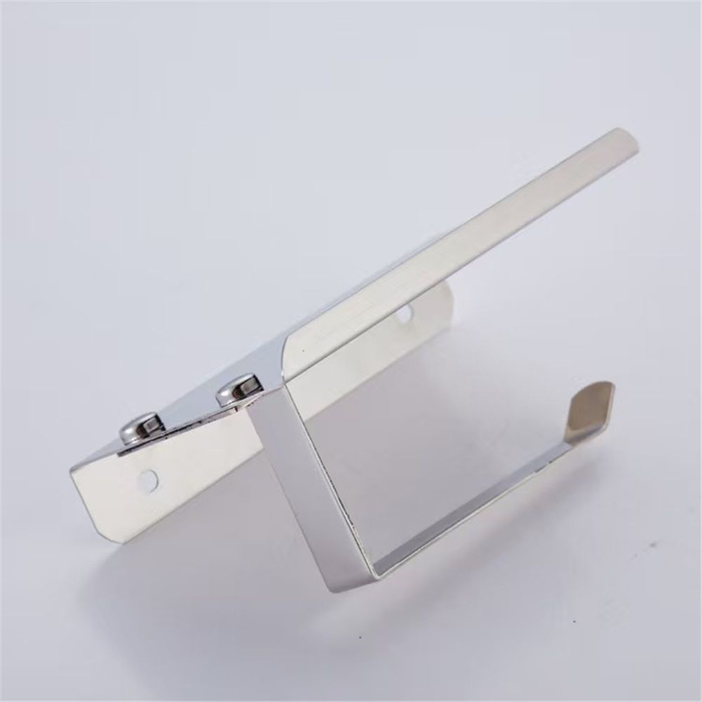 Toilet Paper Holder, Stainless Steel Bathroom Tissue Roll Holder,Screw Wall Mount Tissue Holder for Bathroom Washroom,Modern Toilet Paper Holder Rustproof - Image 2
