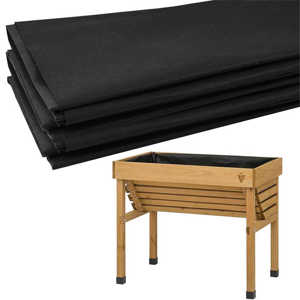 63x83 Inch Planter Liner, Fabric Planter Basket Liner for Large Veg Trough, Non Woven Fabric Plant Liners, Replacement Felt Window Box Liners, Outdoor Raised Bed Planter Liner for Garden Flower Pot - Image 2