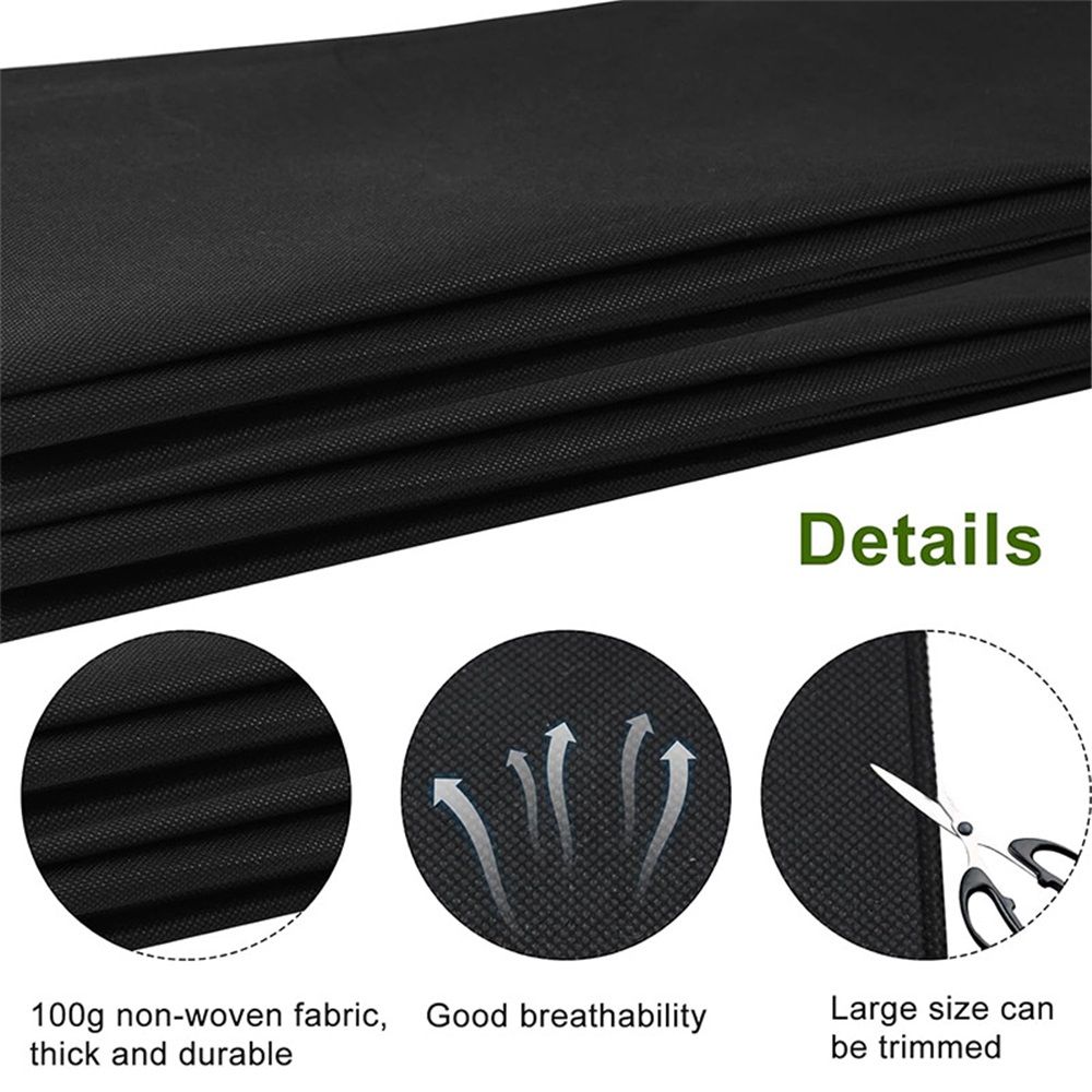 63x83 Inch Planter Liner, Fabric Planter Basket Liner for Large Veg Trough, Non Woven Fabric Plant Liners, Replacement Felt Window Box Liners, Outdoor Raised Bed Planter Liner for Garden Flower Pot - Image 4