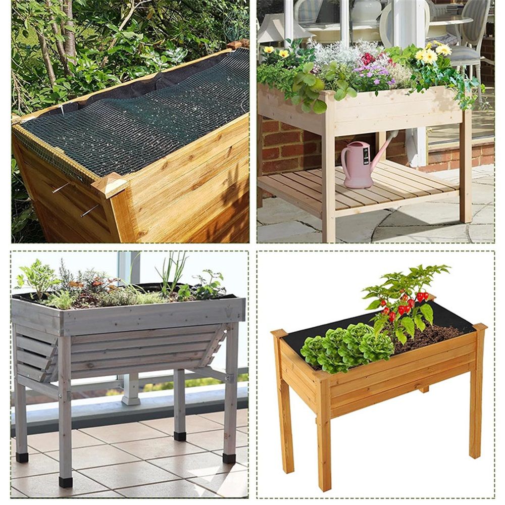 63x83 Inch Planter Liner, Fabric Planter Basket Liner for Large Veg Trough, Non Woven Fabric Plant Liners, Replacement Felt Window Box Liners, Outdoor Raised Bed Planter Liner for Garden Flower Pot - Image 5