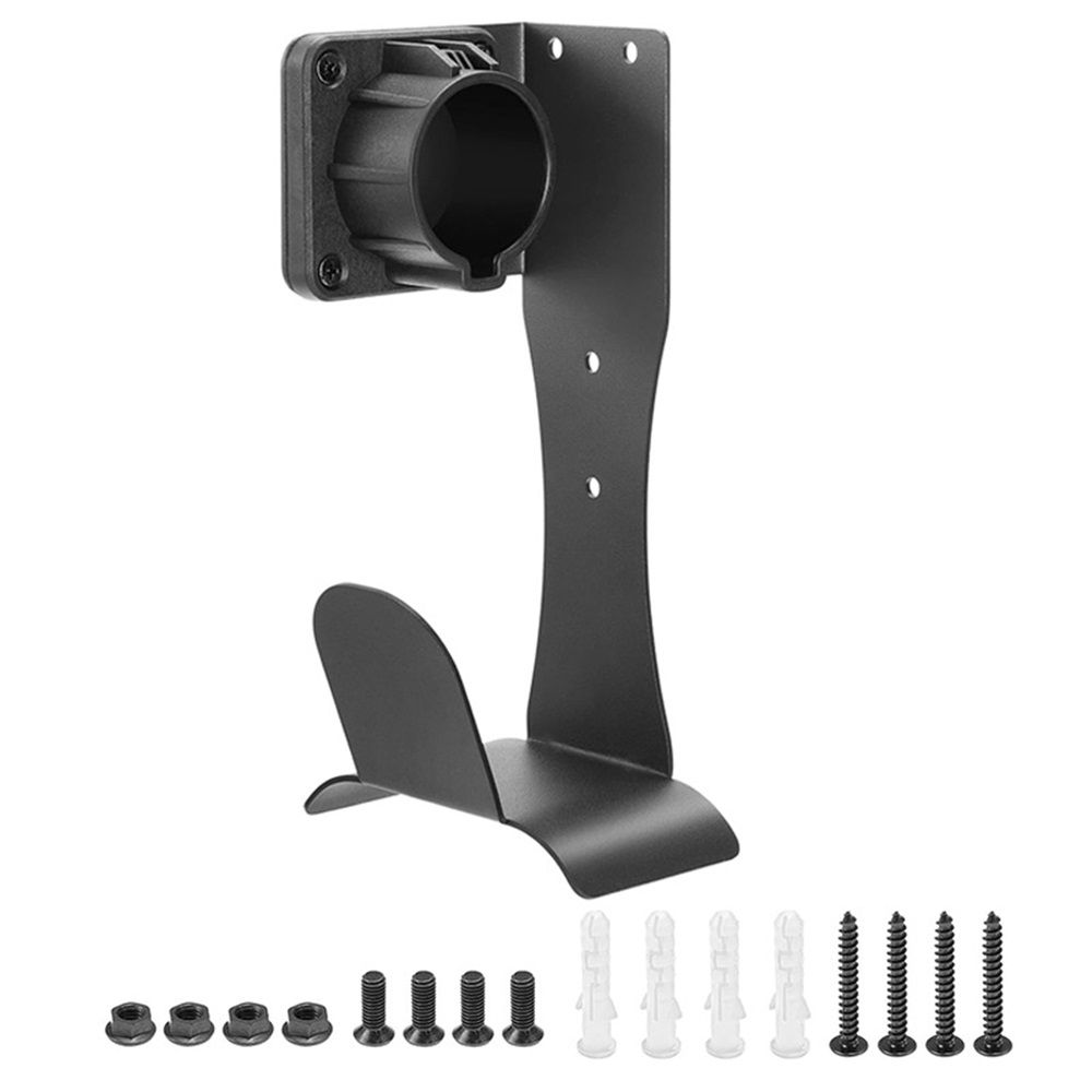 EV Charger Holder Cable Organizer Wall-Aligned Mount Holder, Space-Saving, No Cable Cutting, Electric Car Charger Cord Holder & Plug Holster Dock for Connector - Image 1