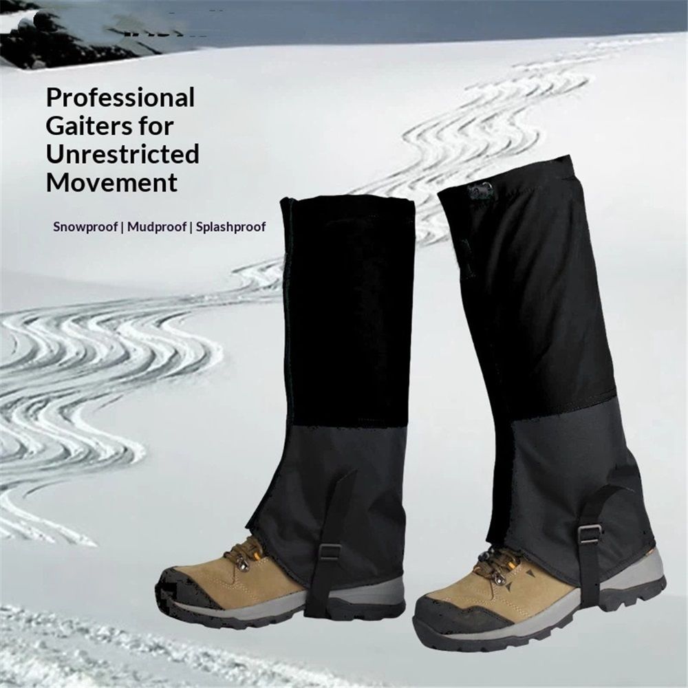 Waterproof Gators for Hiking Boots and Shoes Lightweight Adjustable Leg Gaiters for Men Women Gaiters for Hiking Snowshoeing（Only leg guards are available） - Image 2