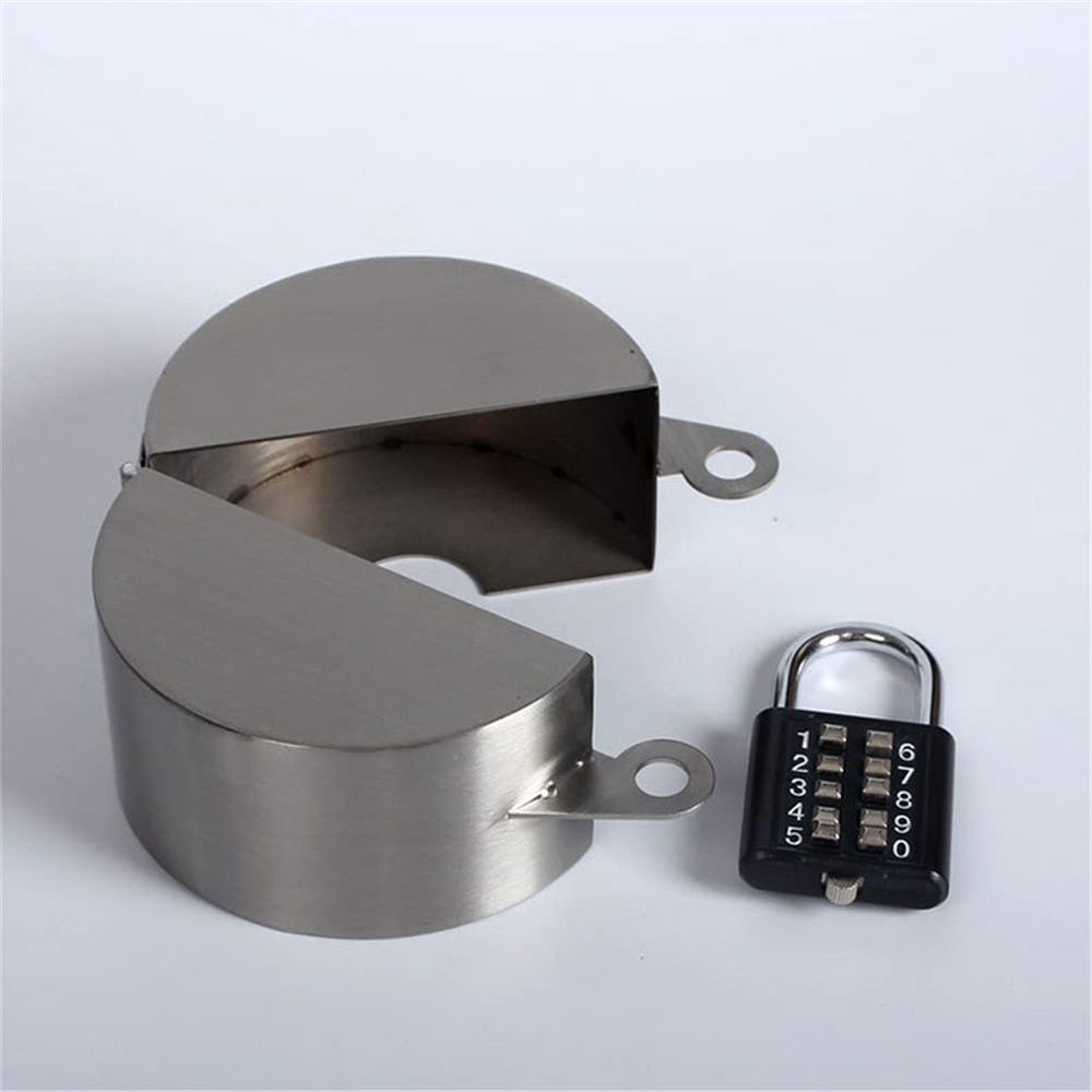 Door Handle Lock, Door Knob Lock Out Device,Cover to Disable The Doorknob/Faucet/Valve, Prevents Turning of Door Knob and Access to Keyhole, Prevents Operating The Knob (Password Hanging Lock) - Image 2