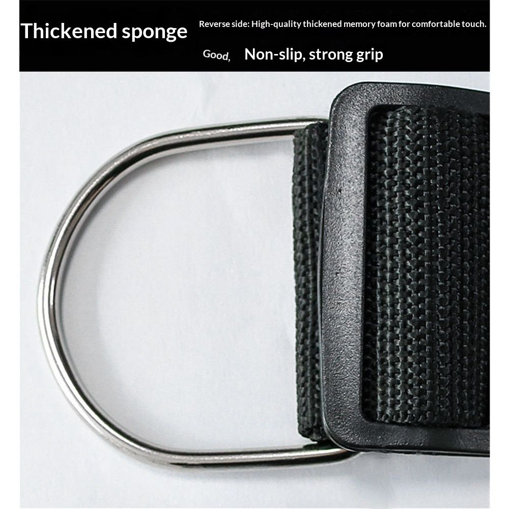 2 pack Endpin Anchor Non-slip Stopper Rest Holder Stand Antiskid Device Adjustable Strap with Thick Pad（black） - Image 2