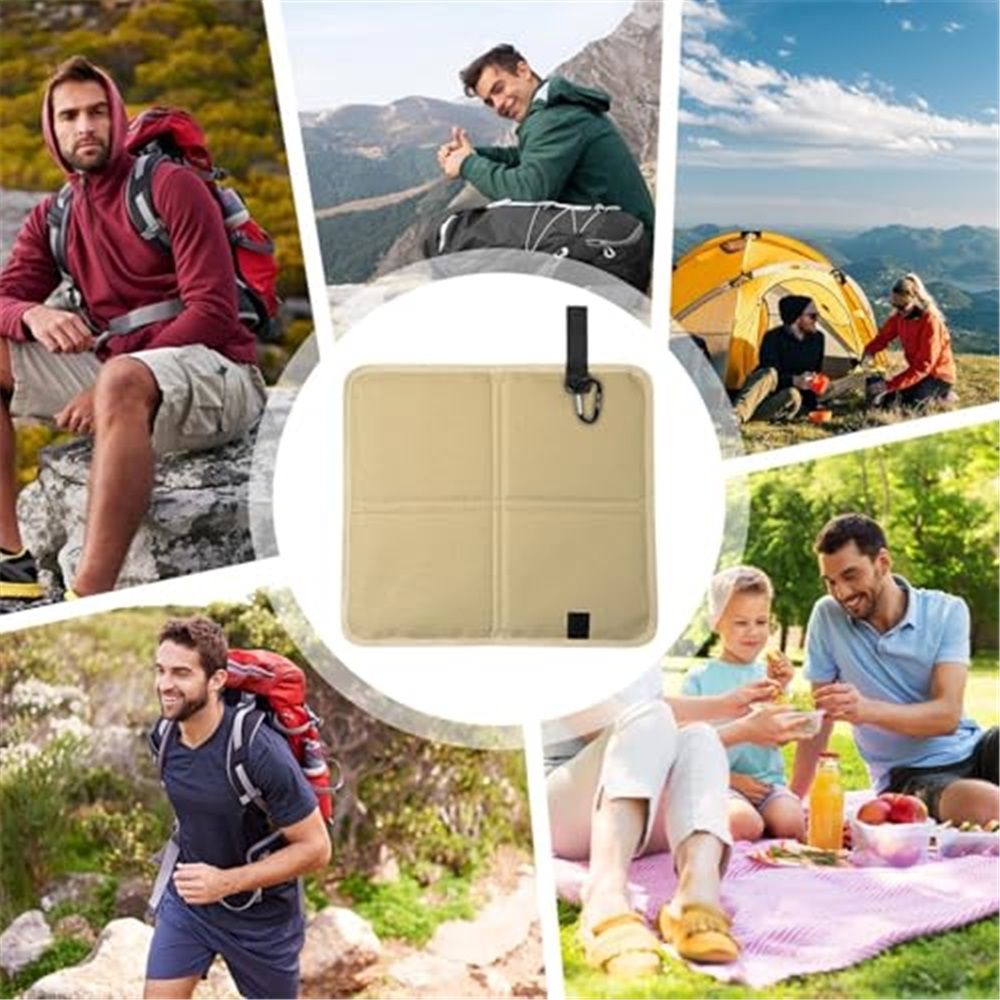 SEAT PAD, Sit Pads for Backpacking Dampproof Portable Folding Mat Sitting Pad Foldable Seat Cushion Camping Seat for Picnics, Camping, Hiking, Backpack, Mountaineering - Image 5