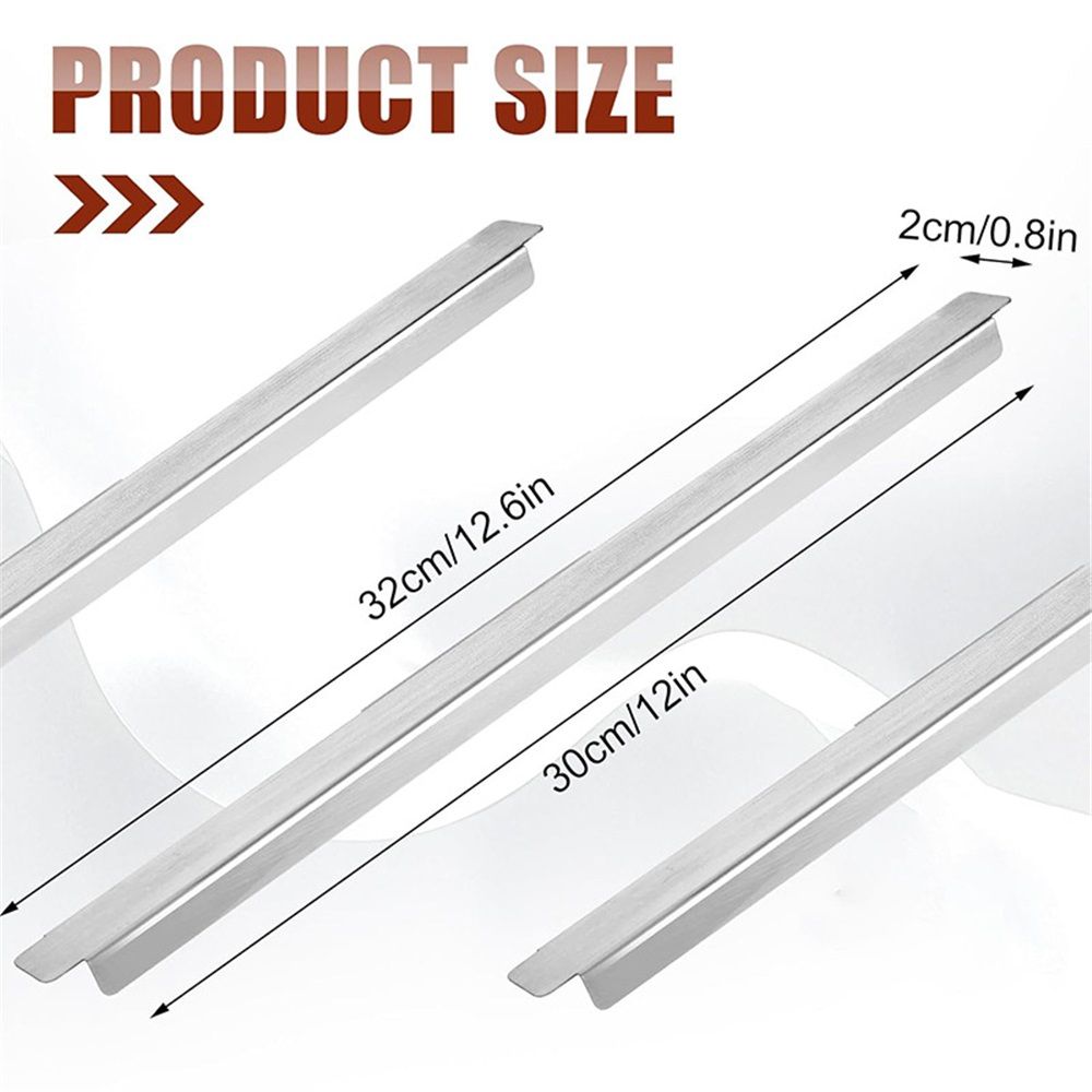 8-Pack 12.6 inch Steam Table Adapter Bars – Durable Divider Rods for Hotel Pan Configuration, Fits Full or Fractional Size Pans, Commercial Kitchen Use - Image 4