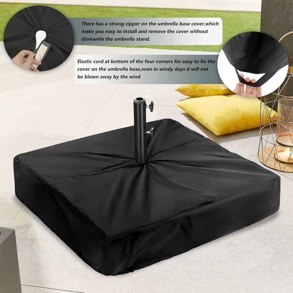 Patio Umbrella Base Cover for Outdoor Umbrellas Base,Heavy Duty 600D Waterproof Anti-UV,30