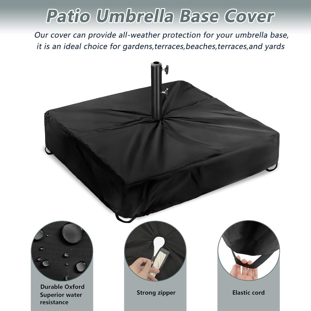 Patio Umbrella Base Cover for Outdoor Umbrellas Base,Heavy Duty 600D Waterproof Anti-UV,30