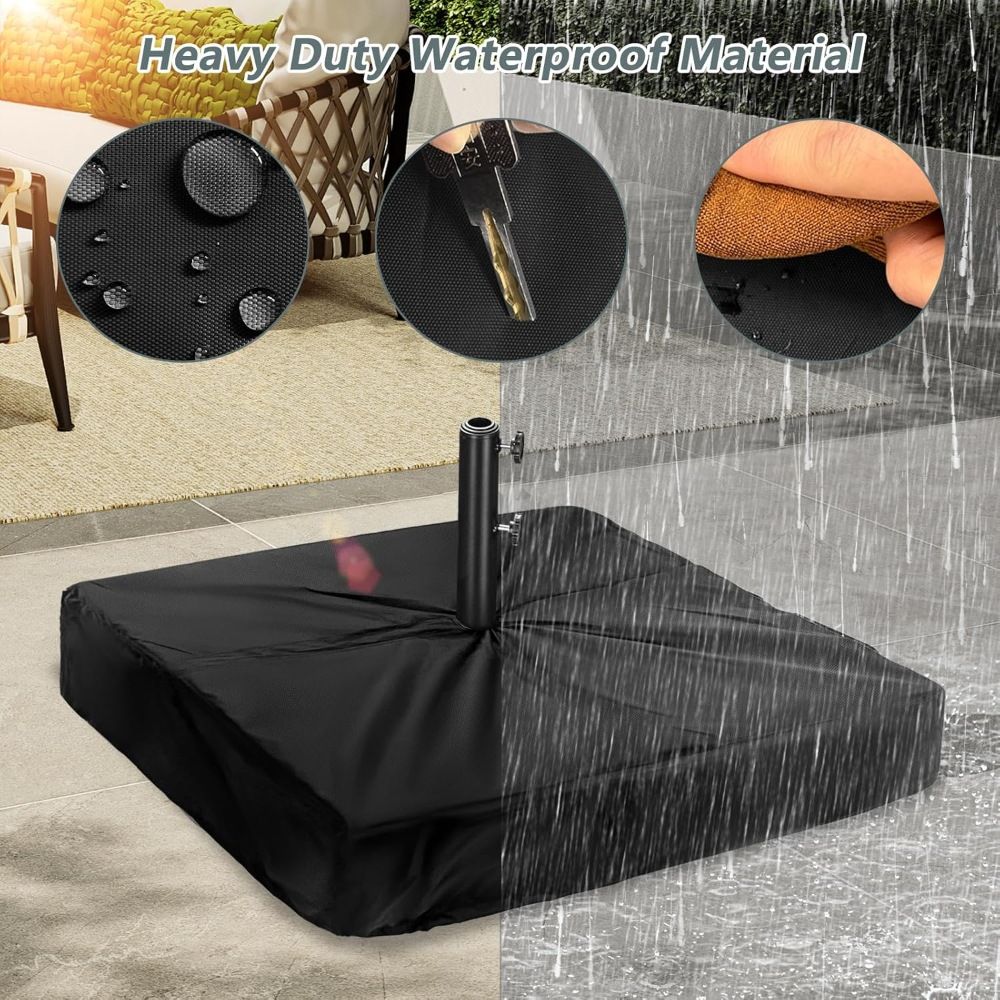 Patio Umbrella Base Cover for Outdoor Umbrellas Base,Heavy Duty 600D Waterproof Anti-UV,30