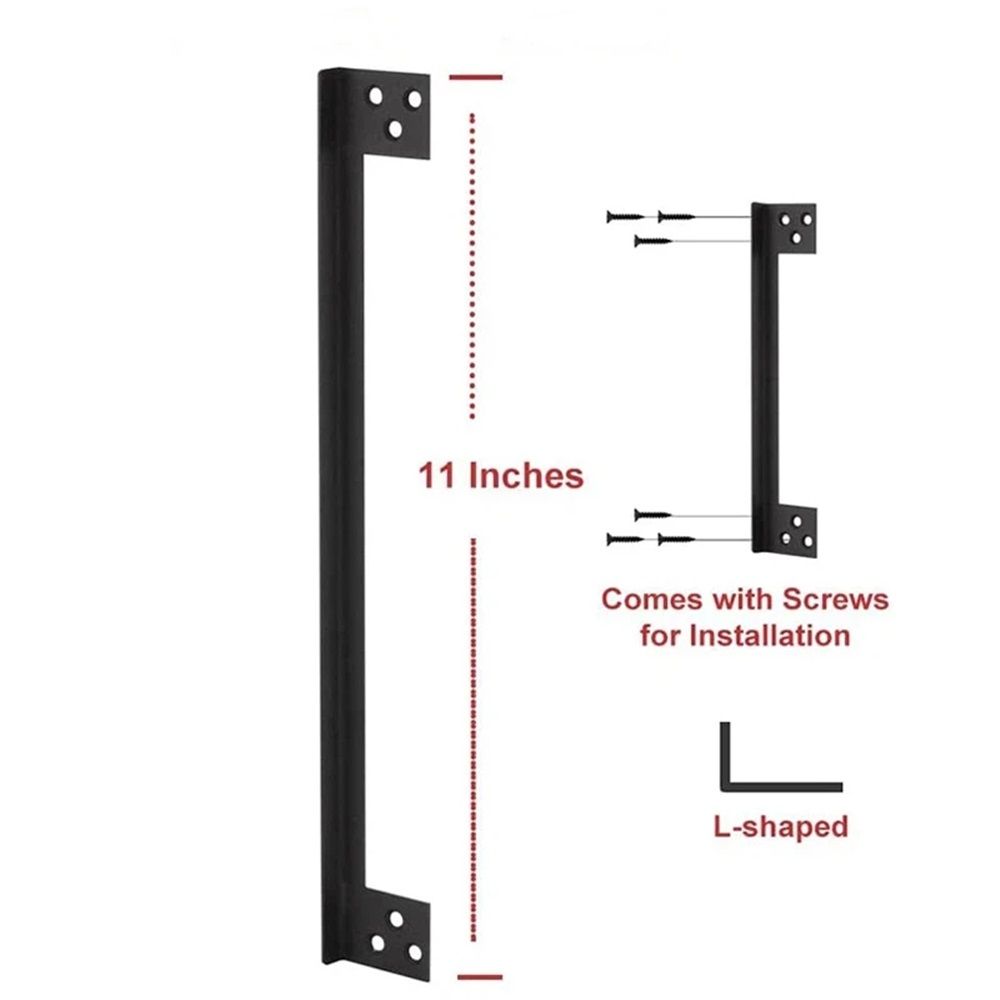 2 pack L-Shaped Door Latch Guard Plates 11