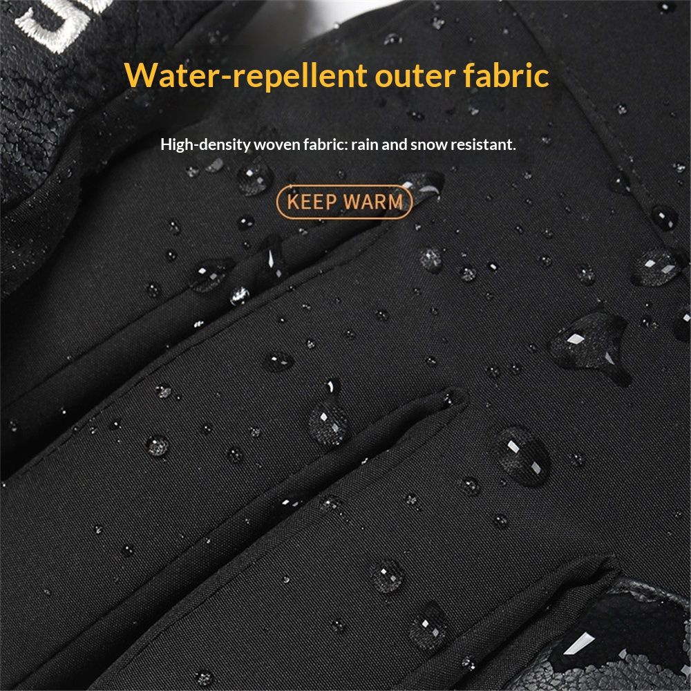 Ski Gloves, Snow Gloves for Cold Weather Thinsulate Winter Gloves for Men Women, Warm Anti-Slip Touchscreen for Skiing Snowboarding Outdoor Activities（L） - Image 3