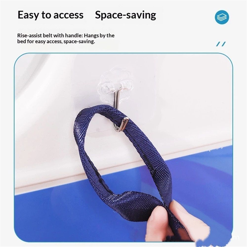 Bed Ladder Assist Strap，Pull Up Assist Device with 6 Handle Straps,Rope Ladder for Elderly, Senior, Pregnant, Handicap - Image 4