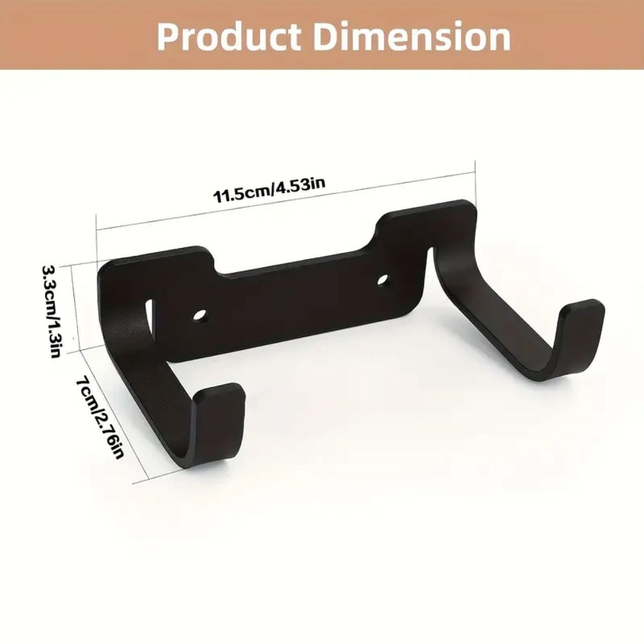 Hedge Trimmer Wall Mount Hanger for Hedge Trimmer ,Wall Mounted Holder, Storage Hook Bracket,Hook for Outdoor Power Tools (Black ) - Image 5