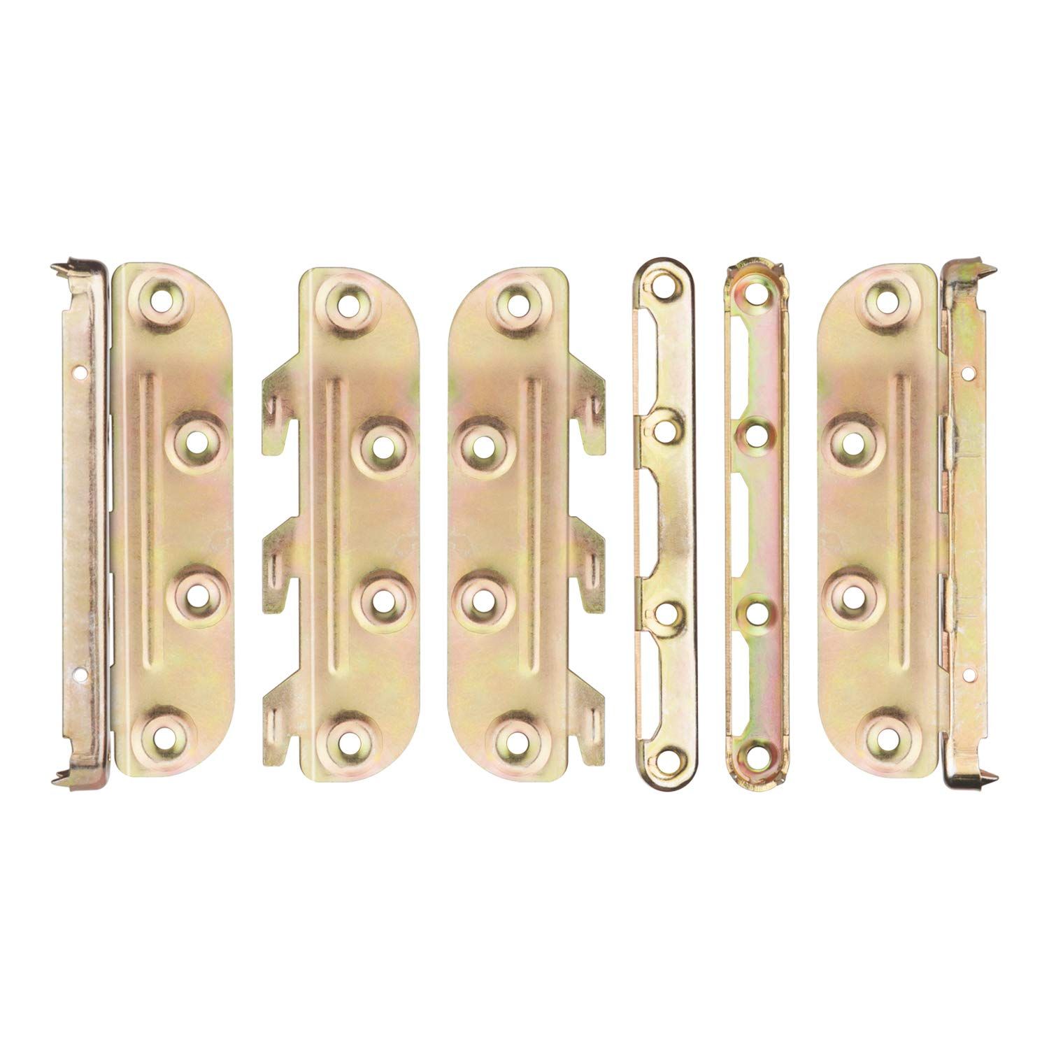 4 Set Bed Rail Brackets-Bed Frame Hardware for Wood Bed Frame Headboards Footboards -  (Screws Included) - Image 2