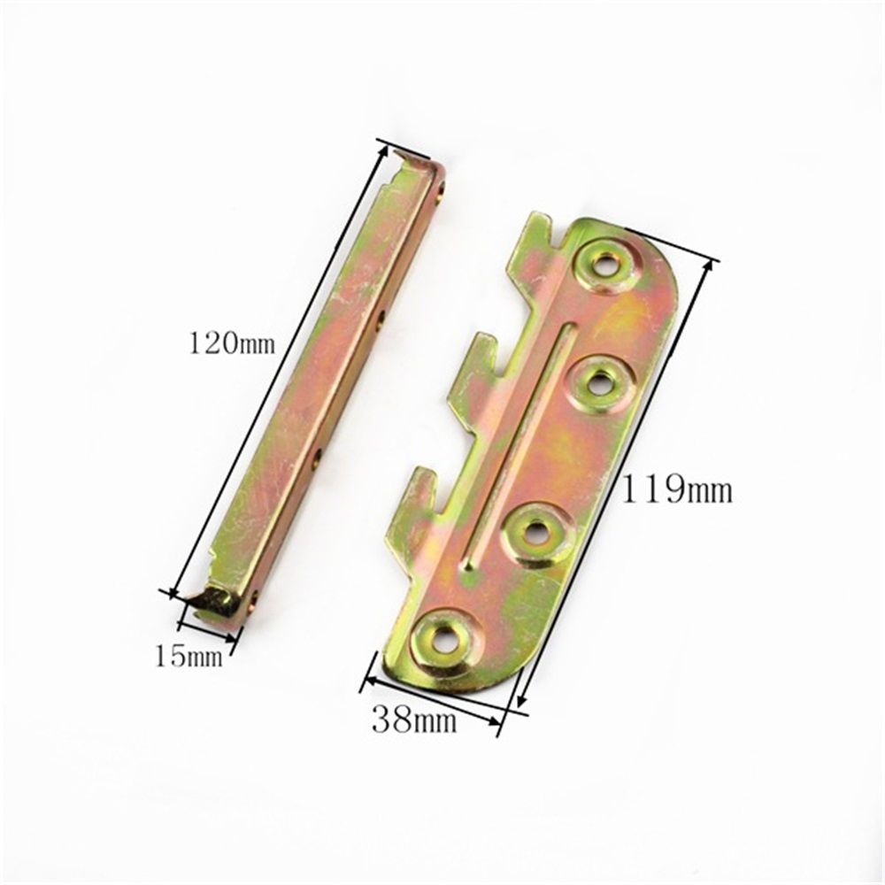 4 Set Bed Rail Brackets-Bed Frame Hardware for Wood Bed Frame Headboards Footboards -  (Screws Included) - Image 5