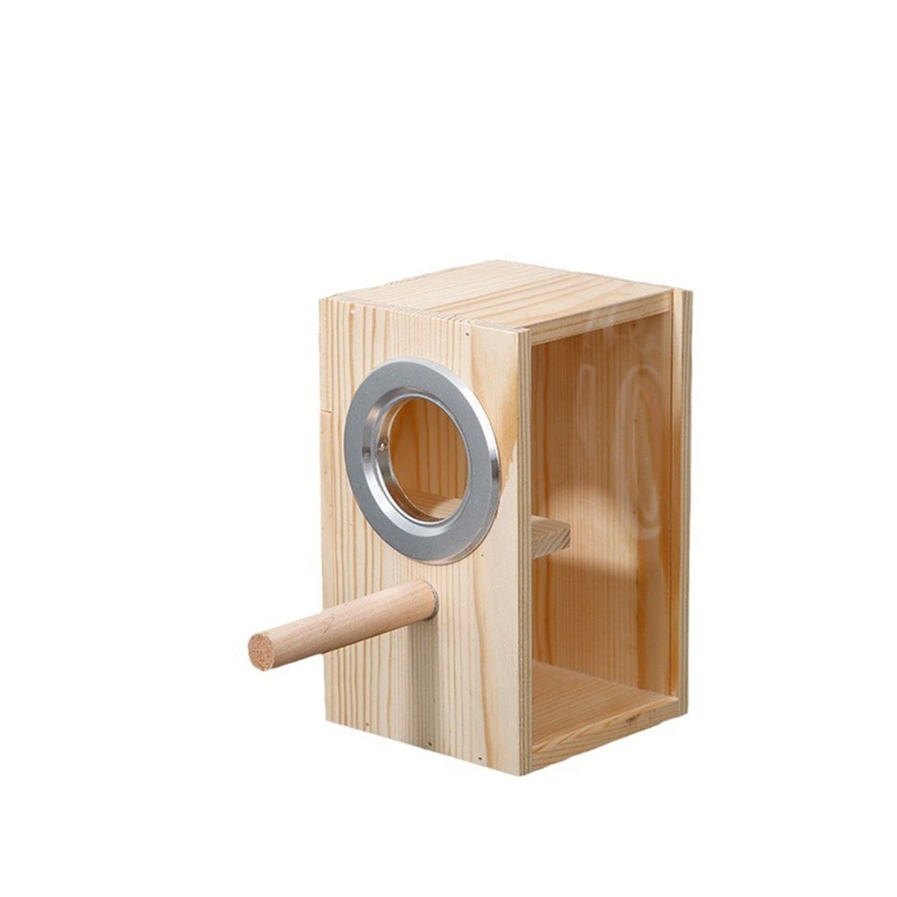 Parakeet Nest Box Budgie Nesting House Cockatiel Breeding Parrots Mating Box for Lovebirds Large and Medium-Sized Birds - Image 1