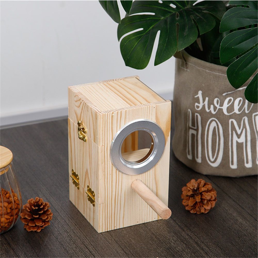 Parakeet Nest Box Budgie Nesting House Cockatiel Breeding Parrots Mating Box for Lovebirds Large and Medium-Sized Birds - Image 4