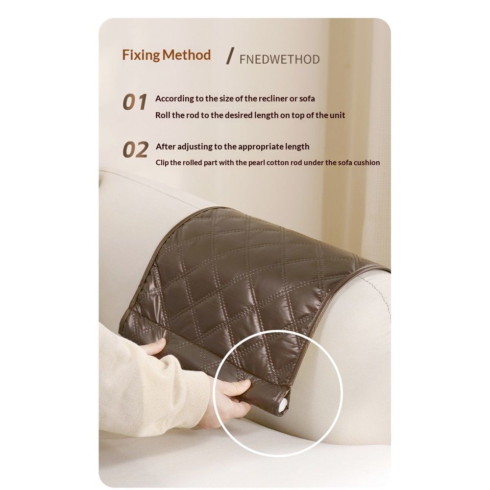 Armchair Caddy Couch Caddy Organizer Remote Control Holder Non-Slip Sofa Armrest Organizer Bedside Caddy with 5 Pockets for Cell Phone TV Remote Control Magazines （brown） - Image 3