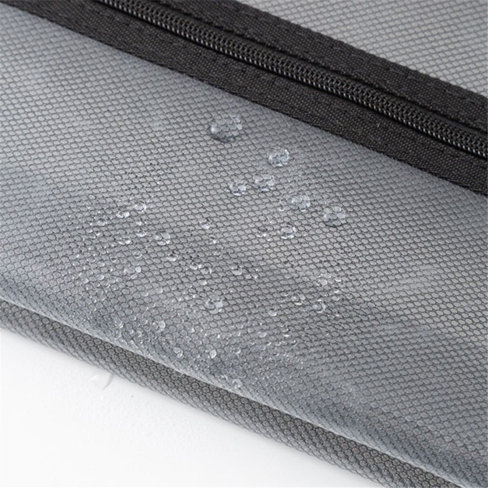 2 Pack Shoe Bags for Travel, Sneaker Bags, Waterproof Travel Shoe Bags with Zipper for Packing, Golf Shoe Dust Bags for Man and Women, Medium, Black - Image 3