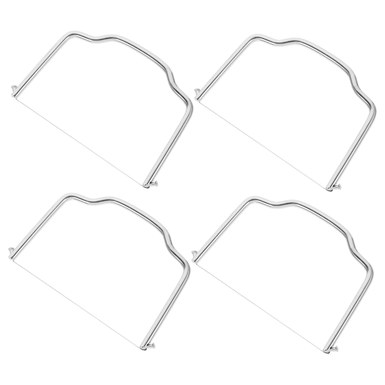 4pcs Stainless Steel Cheese Slicer Wire Cutters Block Cheese Slicer Easy to Use  multi-purpose butter knife cheese slicer - Image 1