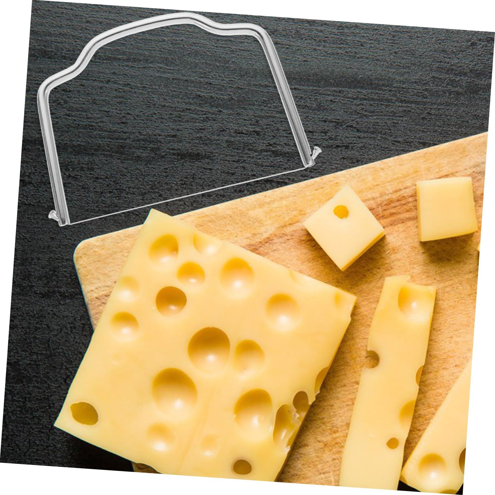 4pcs Stainless Steel Cheese Slicer Wire Cutters Block Cheese Slicer Easy to Use  multi-purpose butter knife cheese slicer - Image 3