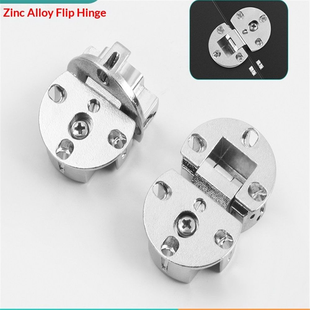 4pcs Zinc Alloy Folding Table Hinge and 90 Degree Butt Hinge for Drop Front Desk, Cabinet, Cupboard Furniture Doors Hardware（medium size） - Image 4
