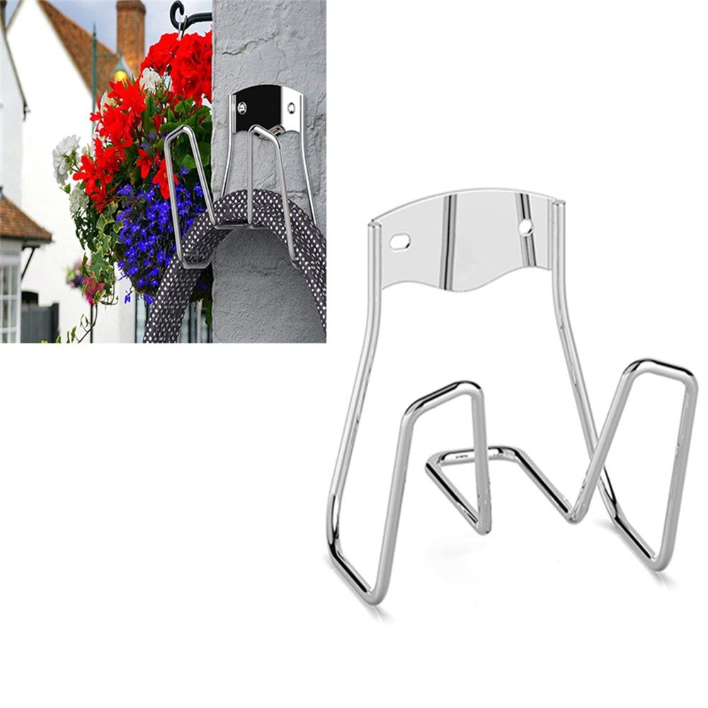 Metal Garden Hose Holder - Heavy Duty Hose Hanger Wall Mounted Water Hose Holder for Outside Yard, Sturdy Hose Reel Hose Hooks for Water Hose, Extension Cords - Image 2
