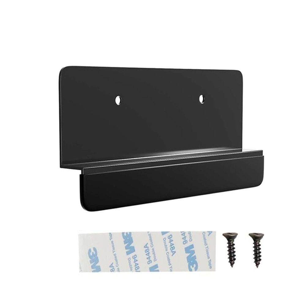 2Pack Under Cabinet Foot Pull with Adhesive and Screws,Hands Free Garbage Drawer Toe Foot Pull Opener Suitable for Kitchen Trash Cabinet Drawer (2Pack Black) - Image 1