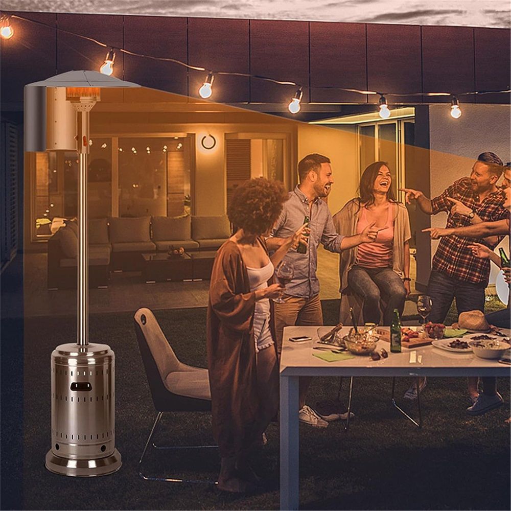 Upgraded Patio Heater Reflector Shield,(Large,3Panels) Propane Heaters Heating Deflector,Effective Heat Focusing for Outdoor Lamp Heater,Gas Energy Saving,Windshield - Image 5