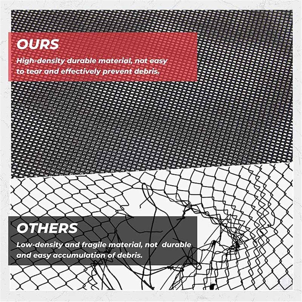 Window Net Compatible Windshield, Airflow UTV Soft Rear Window Shields Against Debris 5 Min Installation Mesh Net - Image 2