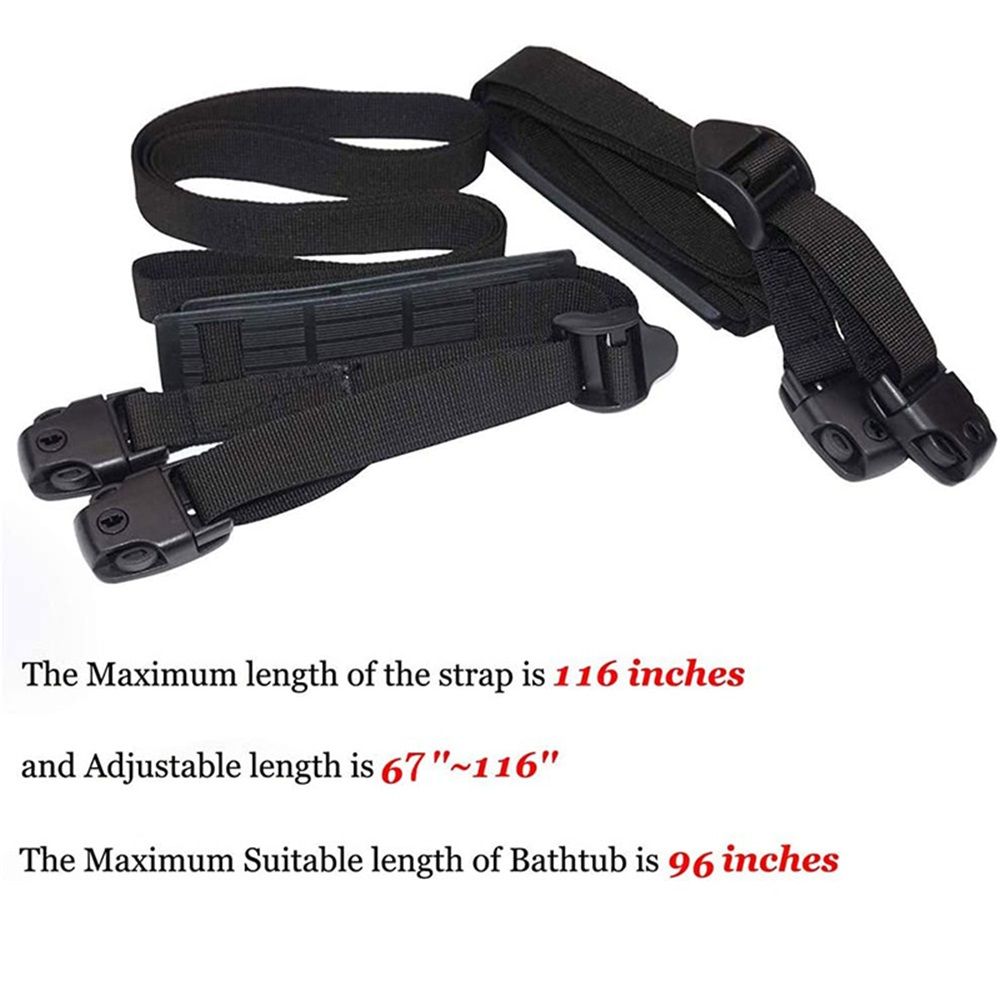 2 PCS Heavy Duty Hot Tub Cover Wind Straps FITS Most Locks Adjustable Length 67