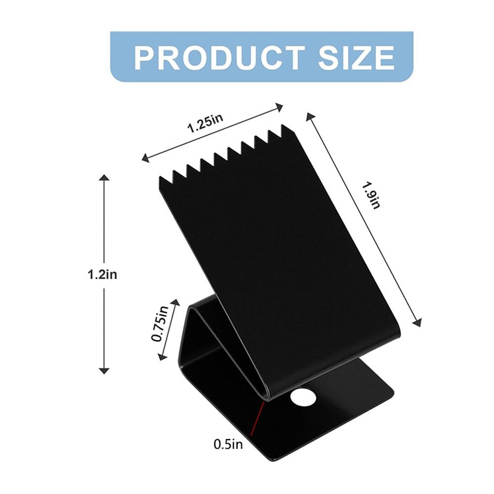 Hurricane Window Board-Up Clips Universal and Reusable Hurricane Storm Plywood Clips for Windows with Door Handles and Screws 1/2 inch 16 Pack (1/2