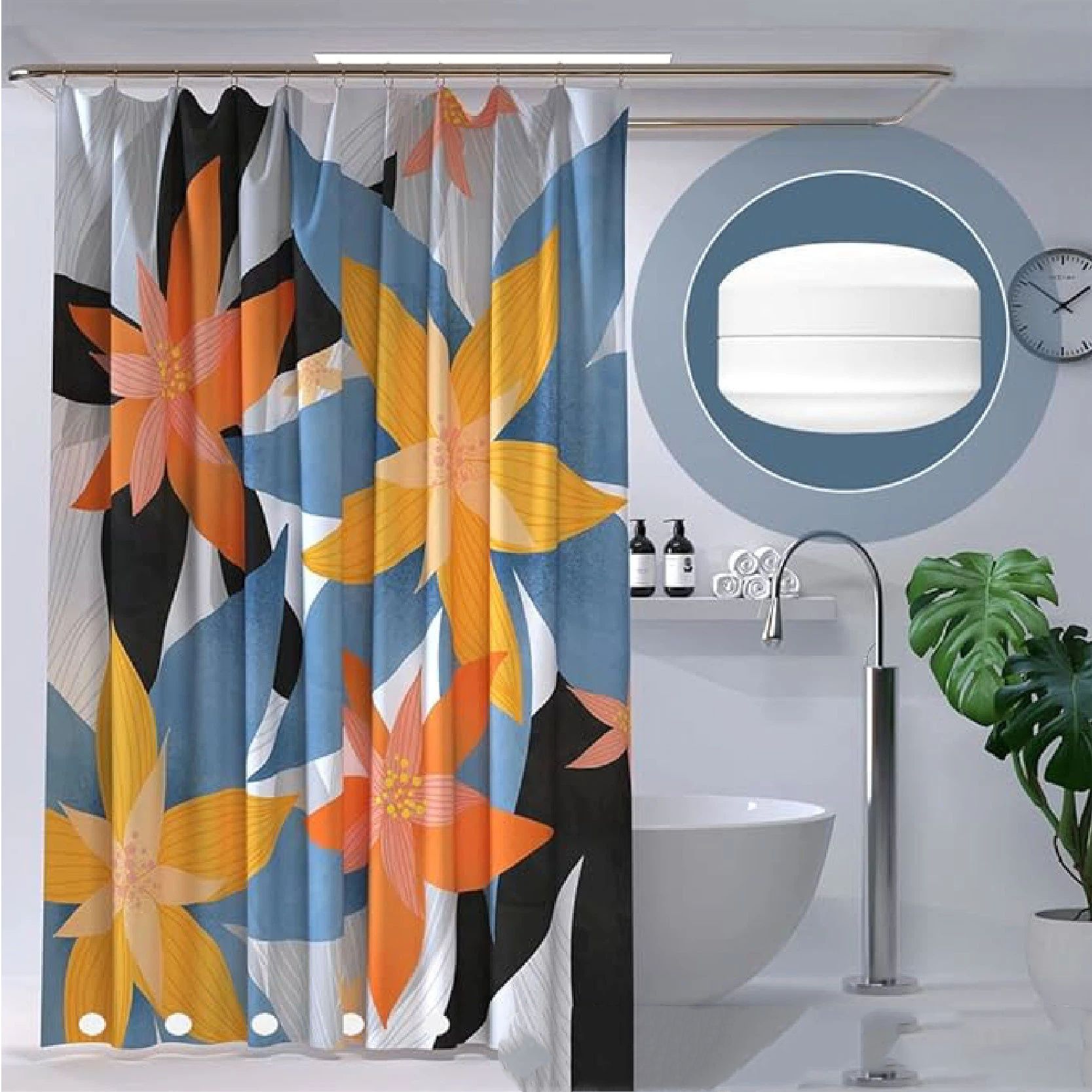 Magnetic Shower Curtain Weights for Splash-Free Bath Experience - 360° Silicone Wrapped - Will Never Rust - Heavy Magnets Prevent Curtain Liners from Blowing | 8 Pairs | White - Image 4