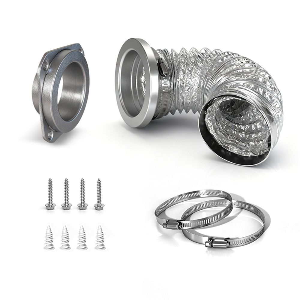 Magnetic Dryer Vent Coupling Airtight Seal Dryer Vent Connector Kit Easy to Clean Quick Connector Including a 2.6ft 4