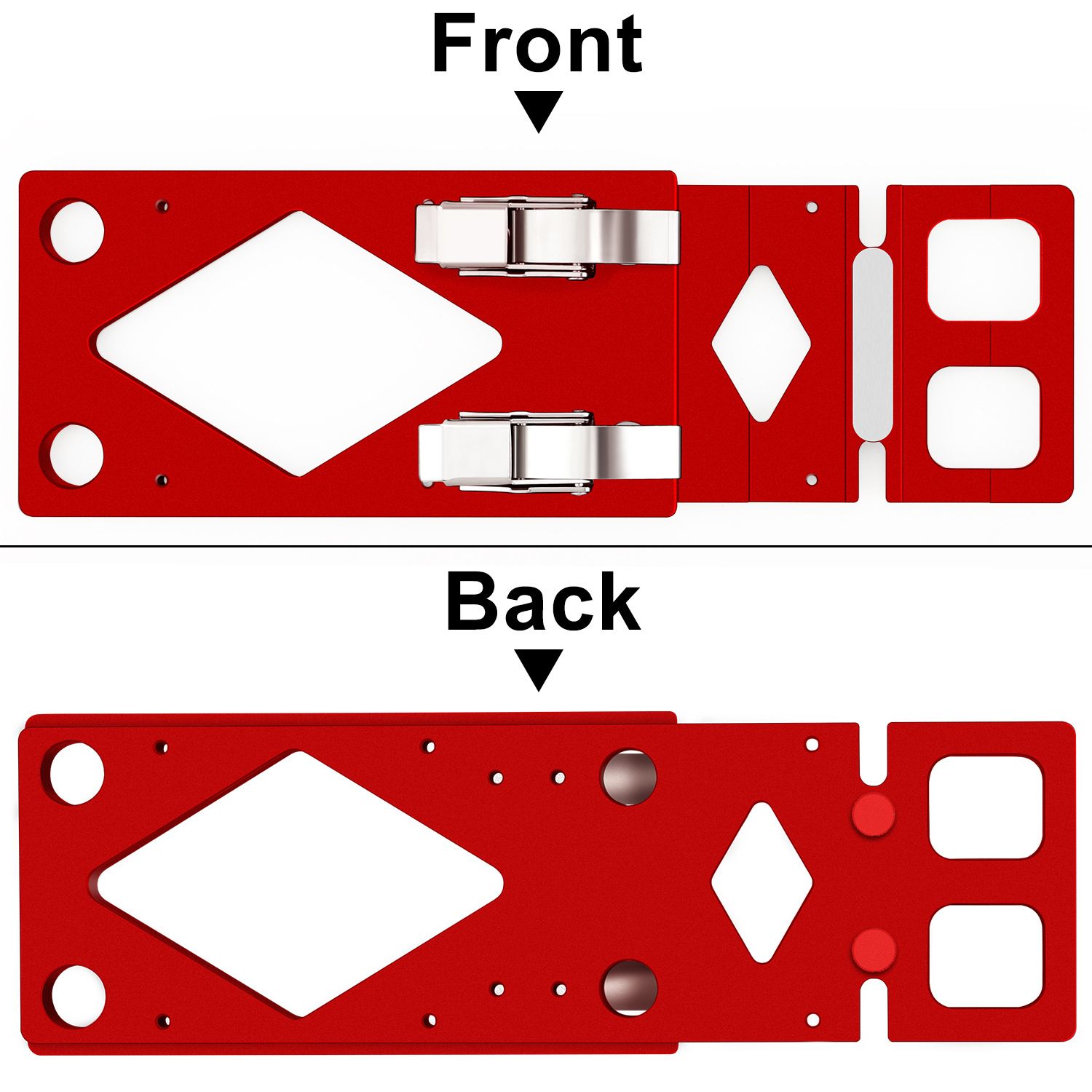 Track Saw Square Guide for Guide Rail, 90 Degree Right Angle Guide with Edge Support,Compact Circular Saw Accessory for Parallel Guide System - Image 4