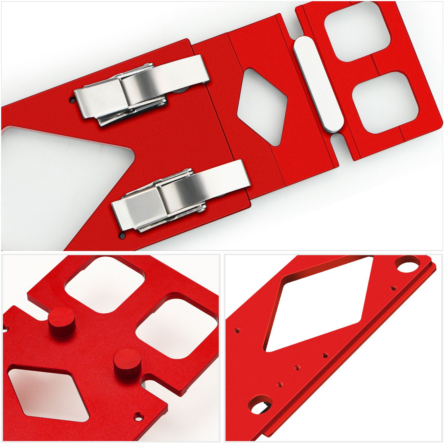 Track Saw Square Guide for Guide Rail, 90 Degree Right Angle Guide with Edge Support,Compact Circular Saw Accessory for Parallel Guide System - Image 5