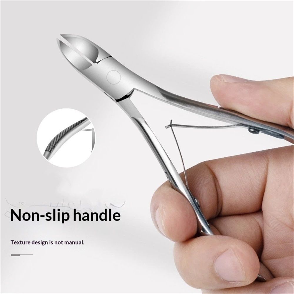 2 pack Professional Toenail Clipper for Thick or Ingrown Nails Surgical Grade Stainless Steel, Long Nail Clippers For Men Elderly - Image 5