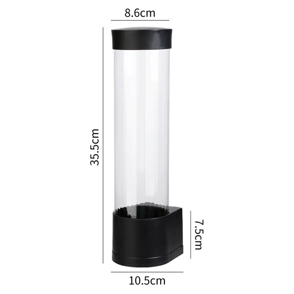 Cup Dispenser, Water Cooler Pull Type Cup Holder Fits 5oz - 7oz Cone or Flat Bottom Cups,14