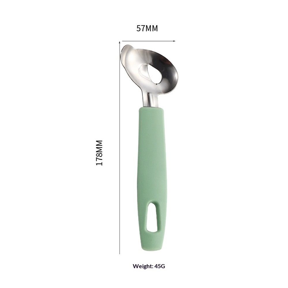 4 Pack Cactus Peeler Spoon, Stainless Steel, Multi-Function Peeling Knife, Cutting Noodle Knife, Kitchen Tool (green) - Image 3