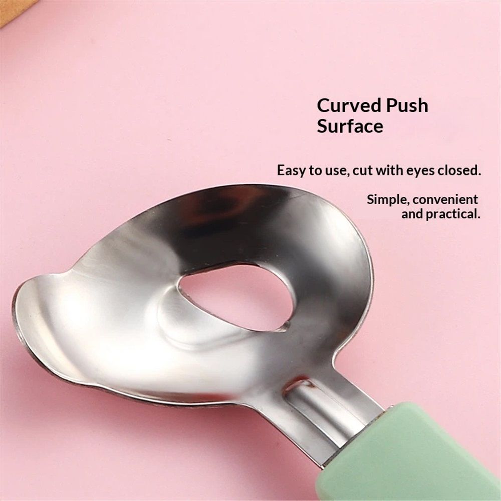 4 Pack Cactus Peeler Spoon, Stainless Steel, Multi-Function Peeling Knife, Cutting Noodle Knife, Kitchen Tool (green) - Image 4