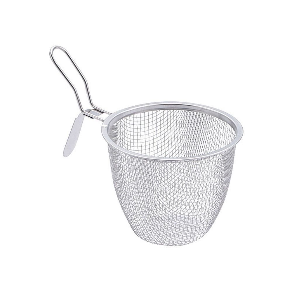 2 Pcs Stainless Steel Basket, Mesh Spider Food Dumpling Noodle Strainer, Fine Mesh Strainer with Handle, Food Strainers - Image 1