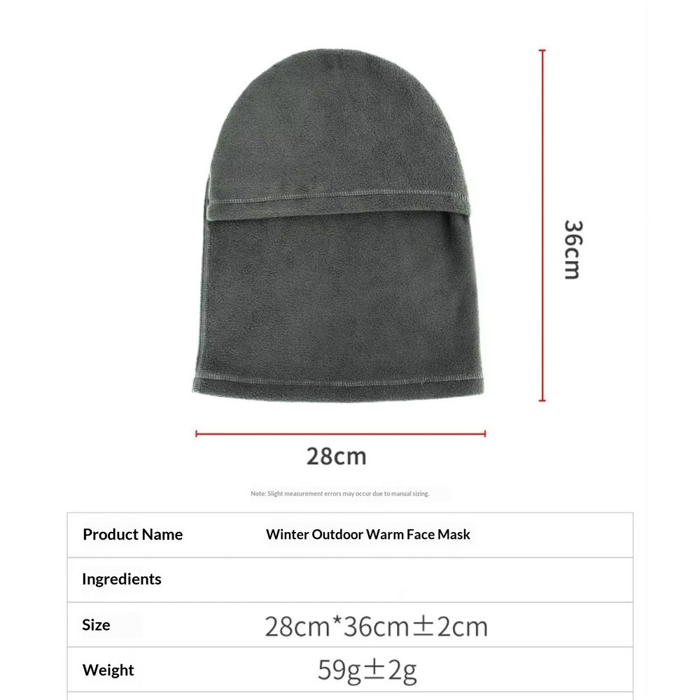 Ski Mask for Men Women, Cold Weather Windproof Face Mask Shiesty, Breathable Thermal Sheisty for Cycling（gray） - Image 3