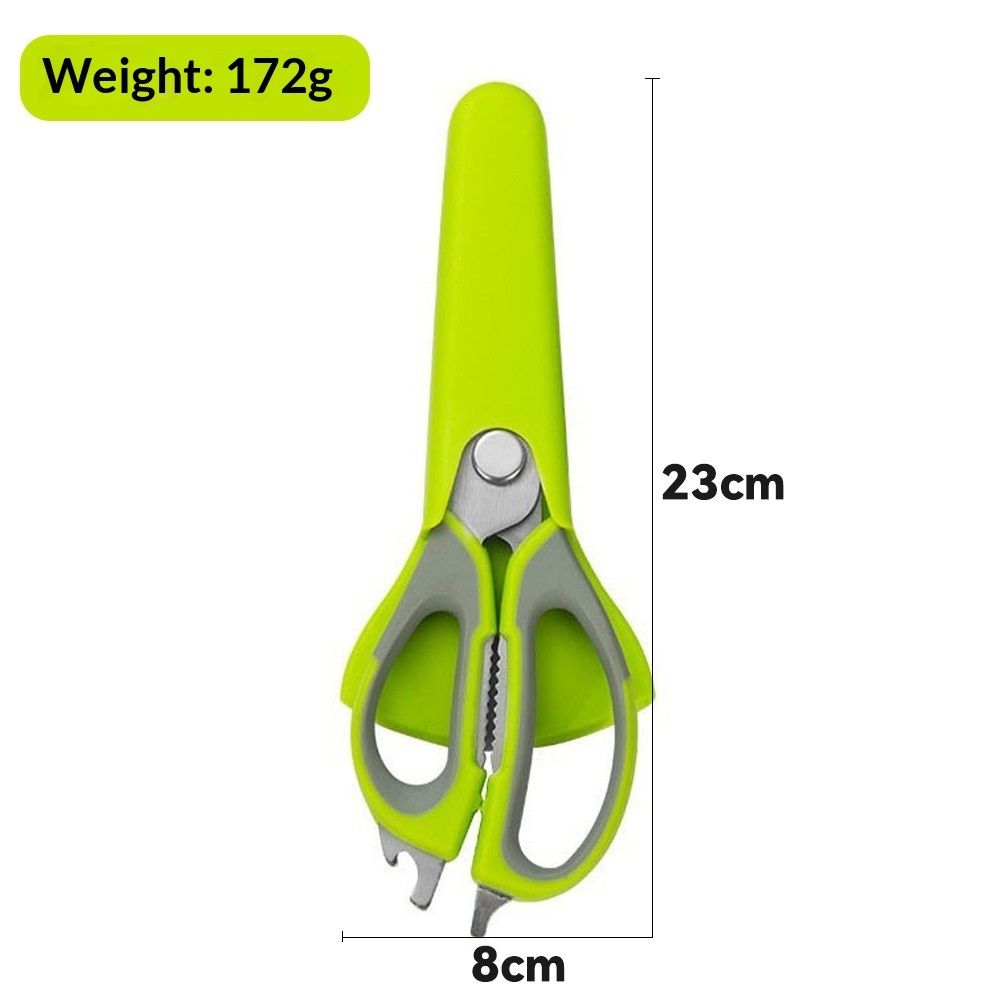 2 pack Kitchen Scissors All-Purpose Heavy Duty, Poultry Shears with Strong Magnet Knife Holder, Stainless Steel Removable Safe Blade, Kitchen Shears For Food, Cutting Meat, Herbs, Poultry, Bones - Image 2