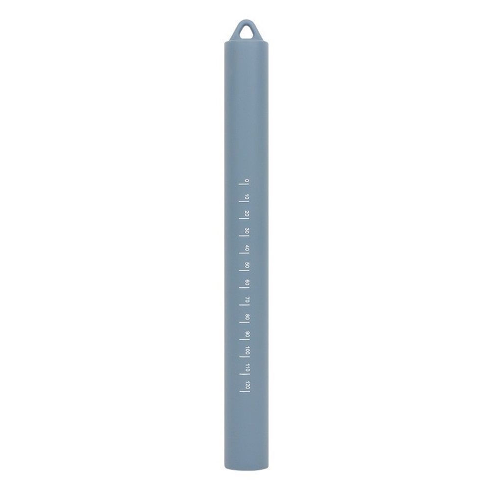 Silicone Rolling Pin Stainless Steel Inner Core Non Stick Rolling Pin Blue,Inner Core Dough Roller Kitchen Roller for Baking Pastry Pizza Fondant Bread - Image 1