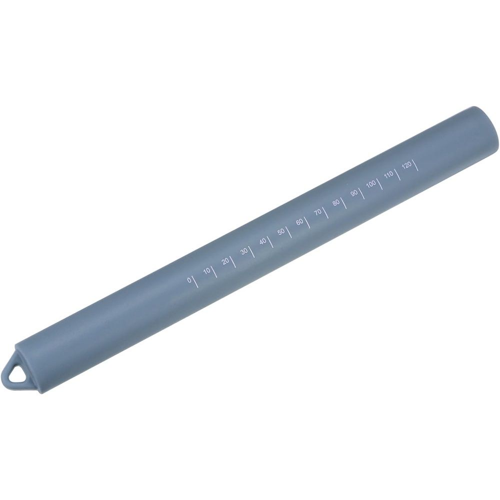Silicone Rolling Pin Stainless Steel Inner Core Non Stick Rolling Pin Blue,Inner Core Dough Roller Kitchen Roller for Baking Pastry Pizza Fondant Bread - Image 2
