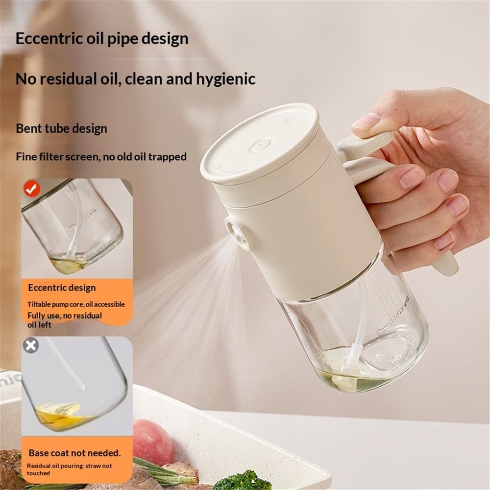 Glass Oil Sprayer Dispenser, Premium Olive Oil Dispenser Bottle for Kitchen, Food-grade Oil Spray Bottle for Cooking, Air Fryer, Frying, BBQ - Image 2
